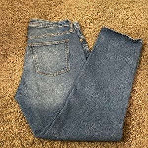 High Waist Slim Straight 4/27R